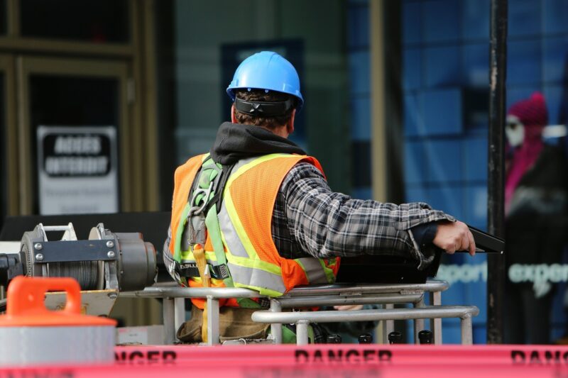 Obrero trabajando