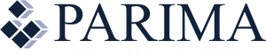 Logo Parima con texto blanco
