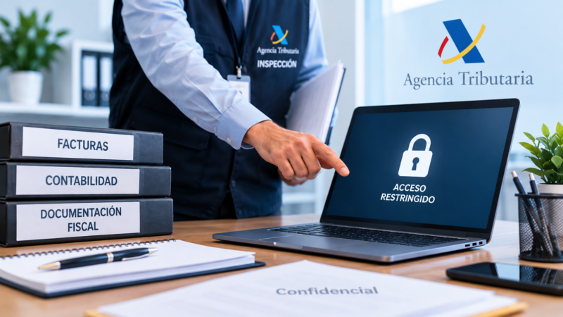Inspección de Hacienda y acceso a los equipos informáticos de una empresa